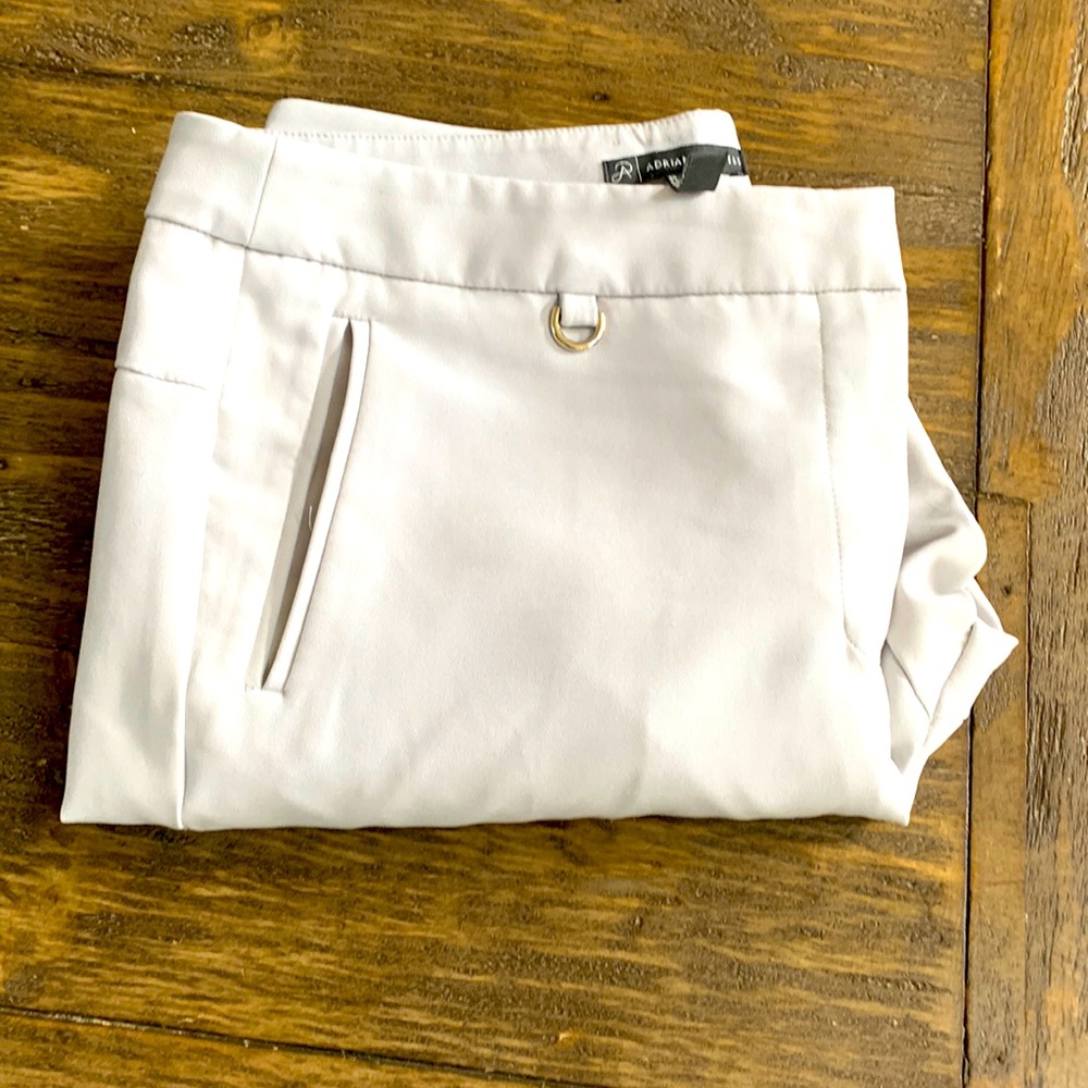 Light grey/white dress pants.